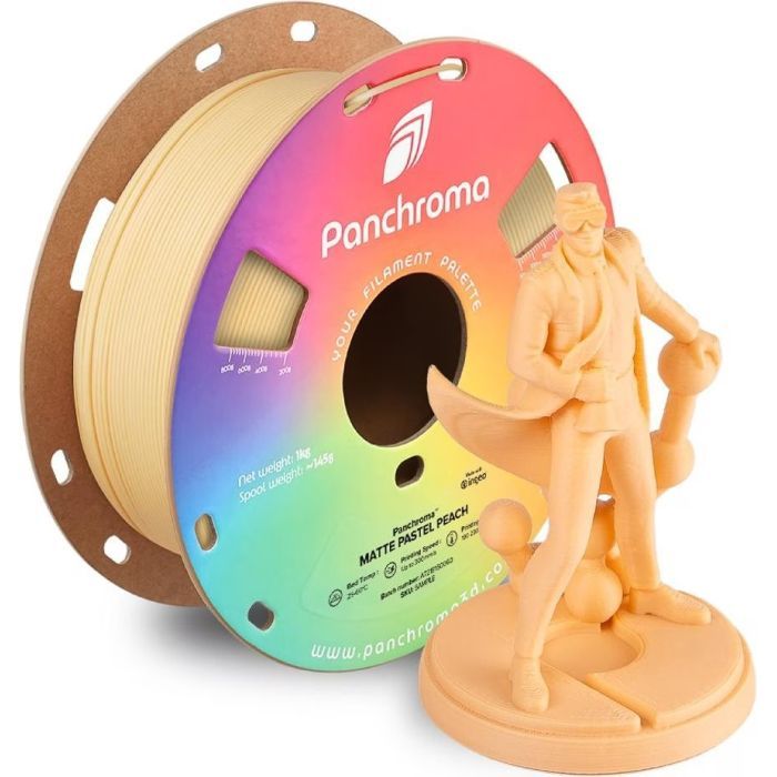 Пластик для 3D-принтера Polymaker PLA PANCHROMA MATTE 1,75mm 1kg PASTEL PEACH (CA04033) зображення 2