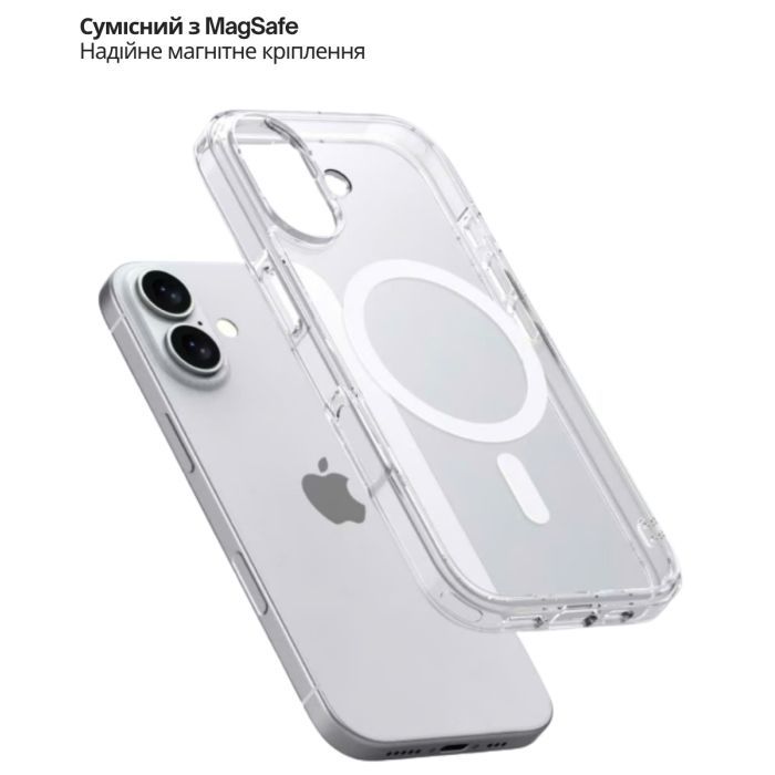 Чехол для мобильного телефона BeCover FIBRA Crystal MagSafe Apple iPhone 17 (715366) изображение 3