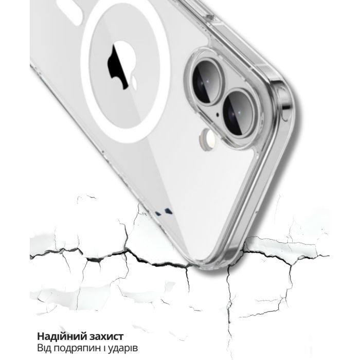 Чехол для мобильного телефона BeCover FIBRA Crystal MagSafe Apple iPhone 17 (715366) изображение 5
