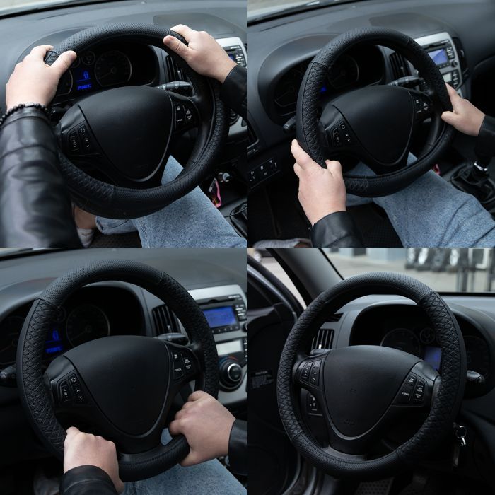 Чехол на руль VITOL M чорн (VLOD-L2628 BK/RD M) изображение 9