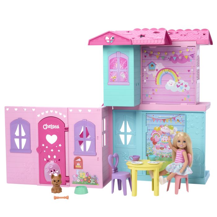 Игровой набор Barbie Портативный домик Club Chelsea с куклой Челси (JFW49) изображение 3