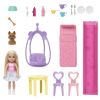 Игровой набор Barbie Портативный домик Club Chelsea с куклой Челси (JFW49) изображение 5