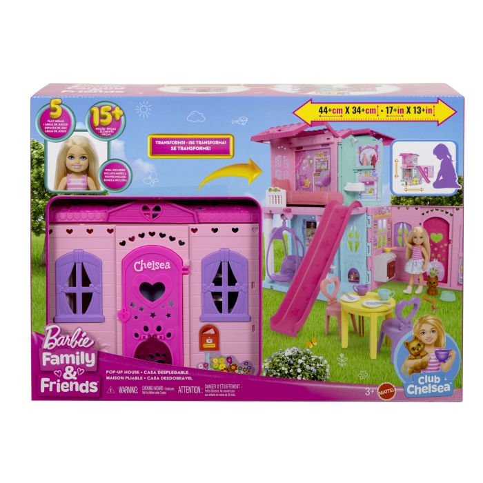 Игровой набор Barbie Портативный домик Club Chelsea с куклой Челси (JFW49) изображение 6