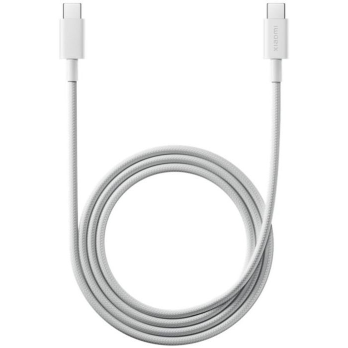 Дата кабель USB-C to USB-C 1.0m 6A braided white Xiaomi (1169403) изображение 2