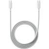 Дата кабель USB-C to USB-C 1.0m 6A braided white Xiaomi (1169403)