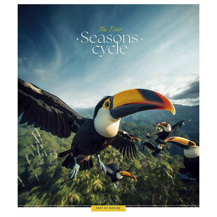 Зошит Школярик Four seasons 36 аркушів клітинка (036-3403K) зображення 4