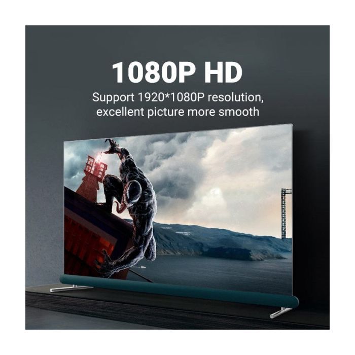 Кабель мультимедийный VGA M to VGA M 25.0m ferrite black Vention (DAEBS) изображение 10
