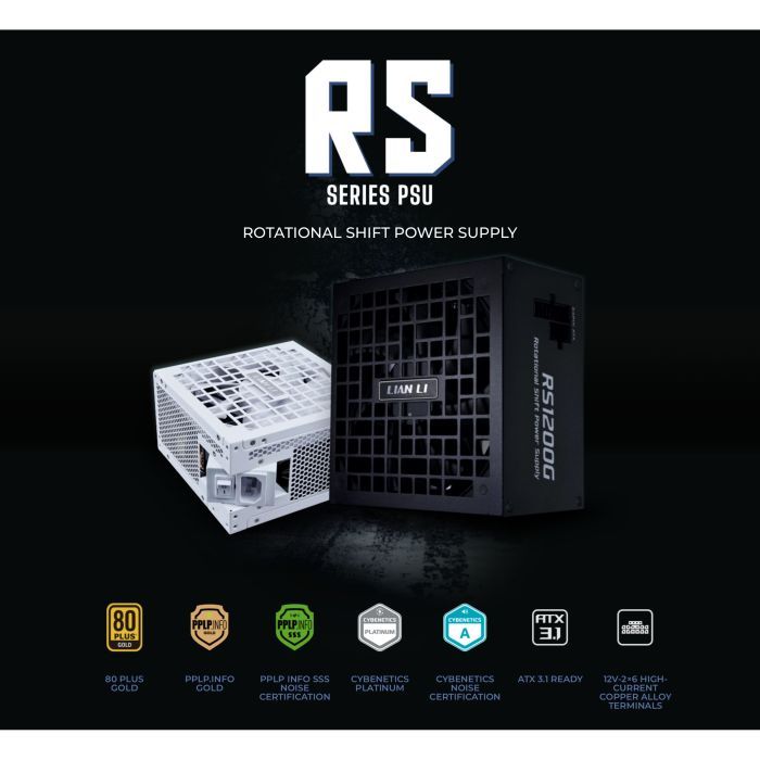 Блок питания Lian Li 1200W RS Gold (G9P.RS1200G.WH00.EU) изображение 8