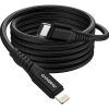 Дата кабель USB-C to Lightning 1.0m PD27W black Choetech (XCL-1030-BK) изображение 2