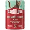 Влажный корм для кошек Carnilove Jelly Pheasant with Raspberry Leaves 85 г (8595602584734)