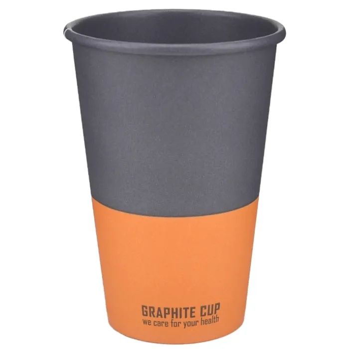 Стаканы одноразовые Buroclean GRAPHITE CUP паперові 340 мл 50 шт (1080045)