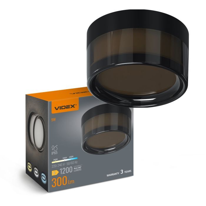 Світильник Videx BHD01 9W 2400-3200-4300K Black (VL-BHD01-09CBB) зображення 4