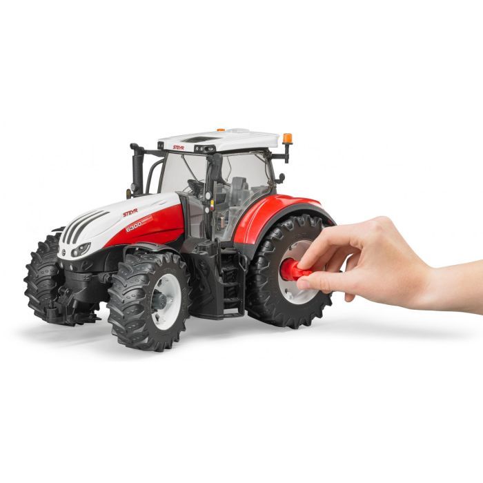 Масштабна модель автомобіля Bruder Трактор Steyr 6300 Terrus CVT (03180) зображення 6