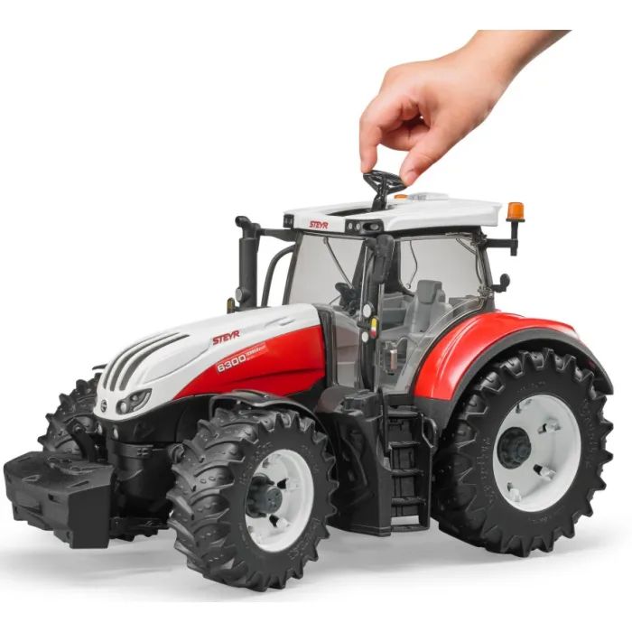 Масштабна модель автомобіля Bruder Трактор Steyr 6300 Terrus CVT (03180) зображення 8