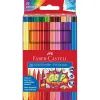 Фломастеры Faber-Castell трехгранные Grip felt-tip pen, 20 цветов (17766)