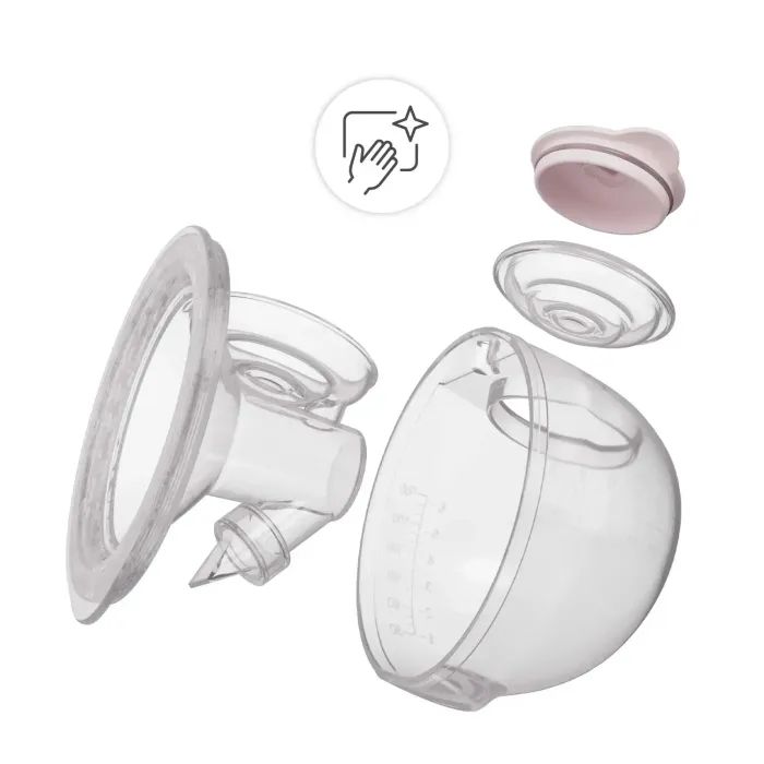 Молоковідсмоктувач Kinderkraft подвійний електричний GentleFlow Pink (5902533931033) зображення 5