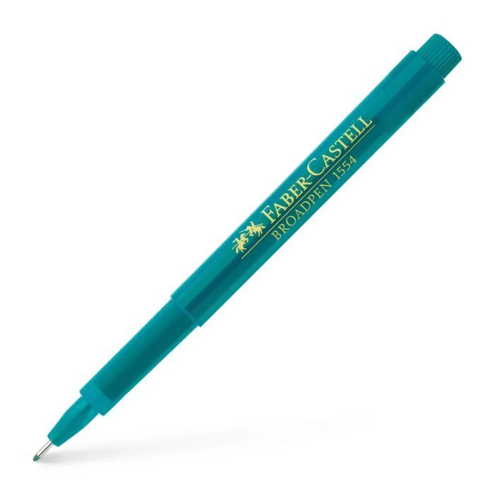Лайнер Faber-Castell BROADPEN 1554 червоний, 0,8 мм (25785)