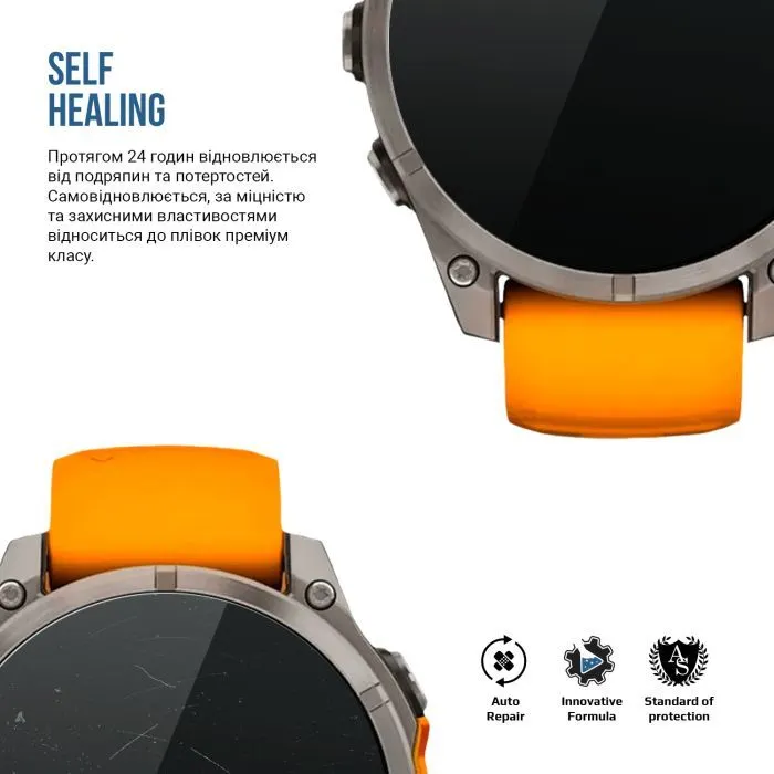 Пленка защитная Armorstandart Matte hydrogel Garmin Fenix 8 47mm 6 pcs (ARM92010) изображение 3