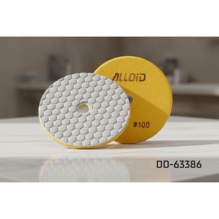 Круг зачистной Alloid Pro, алмазный, шлифовальный, на липучке, HEXAGON, 100мм, зерно 1500 (DD-63392) изображение 5
