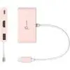 Концентратор J5create USB-C 3-in-1 1xHDMI + 1xUSB 3.2 + 1xUSB-C PD100W pink (JCA379ER-N) изображение 3
