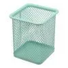 Підставка для ручок Buromax квадратна, PASTEL, металева, м'ятна (BM.6201-38)