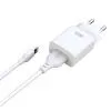 Зарядное устройство XO L99 USB 12W + cable USB to Lightning white (L99-L-WH)