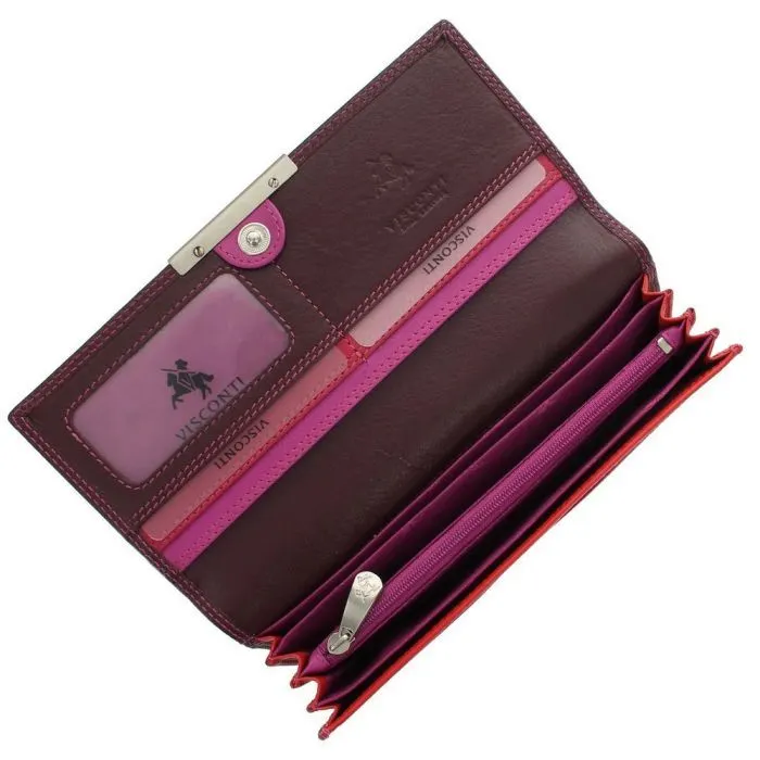 Кошелек Visconti R11 Paloma c RFID Plum Multi (R11 PLUM M) изображение 5