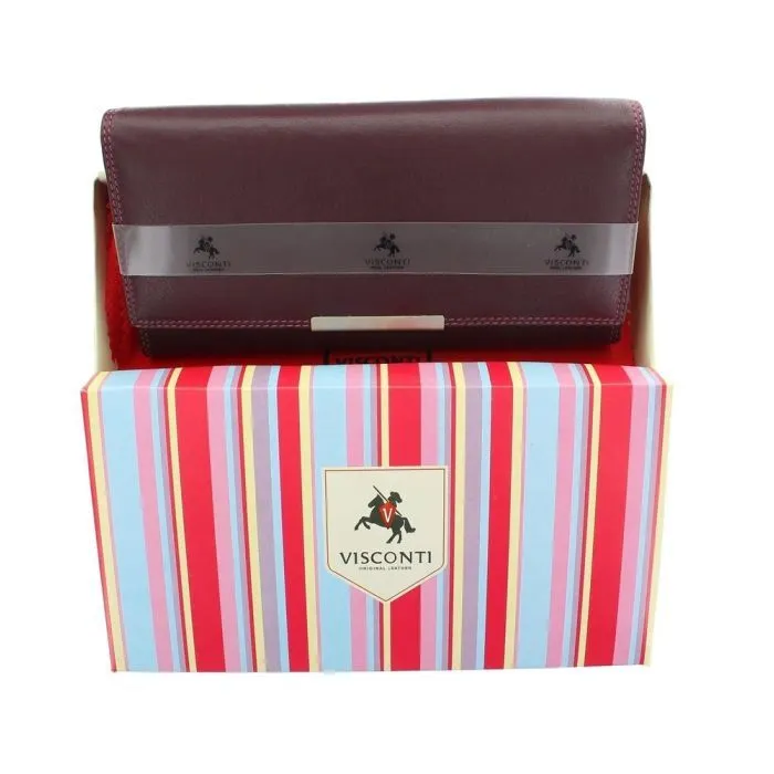 Кошелек Visconti R11 Paloma c RFID Plum Multi (R11 PLUM M) изображение 7