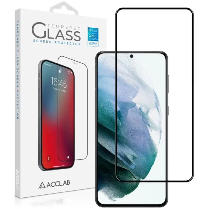 Скло захисне ACCLAB Full Glue Samsung S21+ (G996) Black (1283126510502) зображення 2