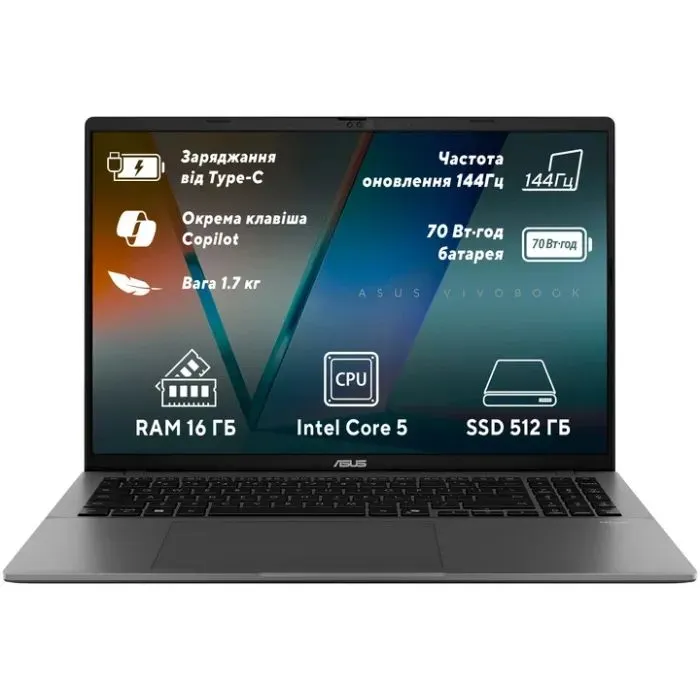 Ноутбук ASUS Vivobook S16 S3607VA-RP095 (90NB1672-M00730)