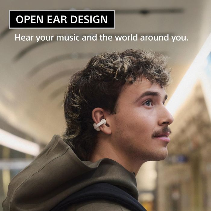 Наушники Sony LinkBuds Clip WF-LC900 Black (WFLC900B.E) изображение 4
