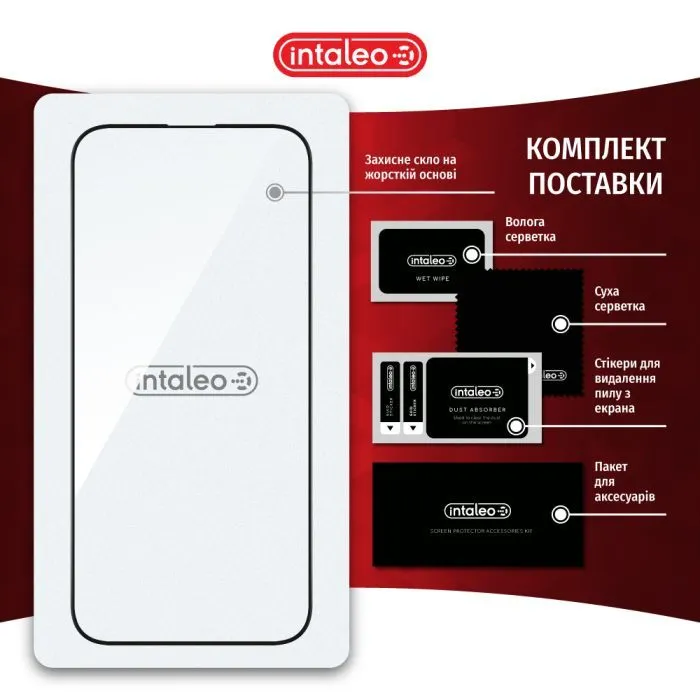 Скло захисне Intaleo Full Glue ESD Apple iPhone 16 Pro Max Black (1283126594731) зображення 8