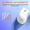 Мишка Meetion Anywhere3-B Wireless/Bluetooth/USB White (MT-Anywhere3-B) зображення 3