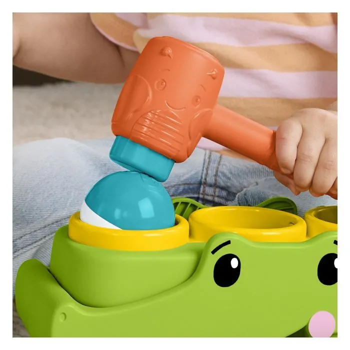 Розвиваюча іграшка Fisher-Price Крокодильчик Катай та стукай (JLB94) зображення 9