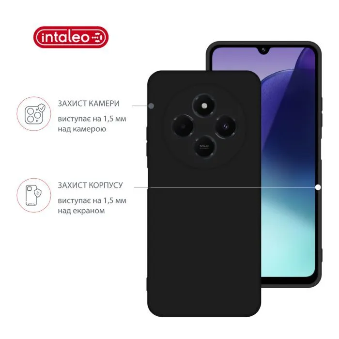 Чохол до мобільного телефона Intaleo SoftShell Xiaomi Redmi 14C Black (1283126606779) зображення 3