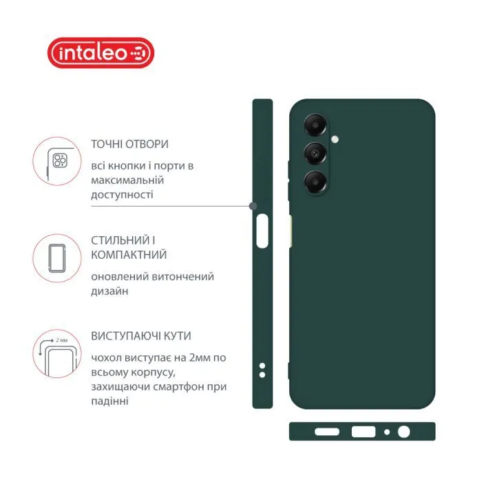 Чохол до мобільного телефона Intaleo Silicone Samsung Galaxy A05s Dark Green (1283126599866) зображення 4