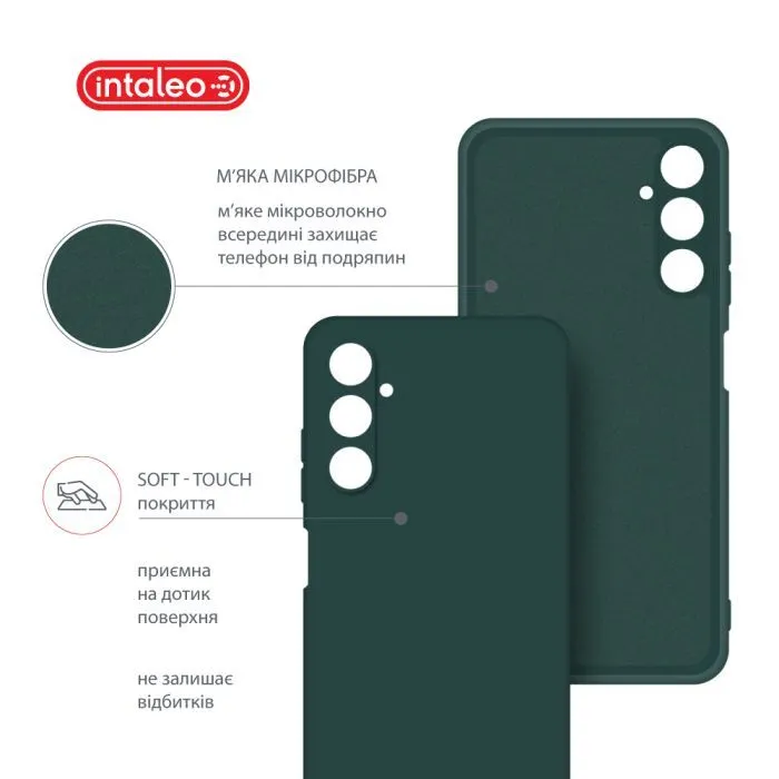 Чохол до мобільного телефона Intaleo Silicone Samsung Galaxy A05s Dark Green (1283126599866) зображення 5