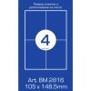 Етикетка самоклеюча BM.2816 Buromax зображення 2