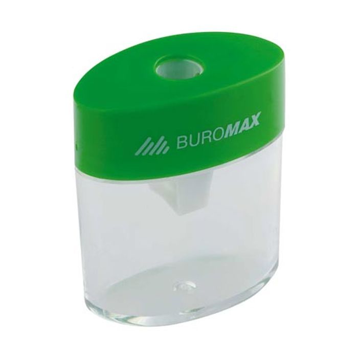 Точилка Buromax with a container, plastic (mixed colors) (BM.4752)