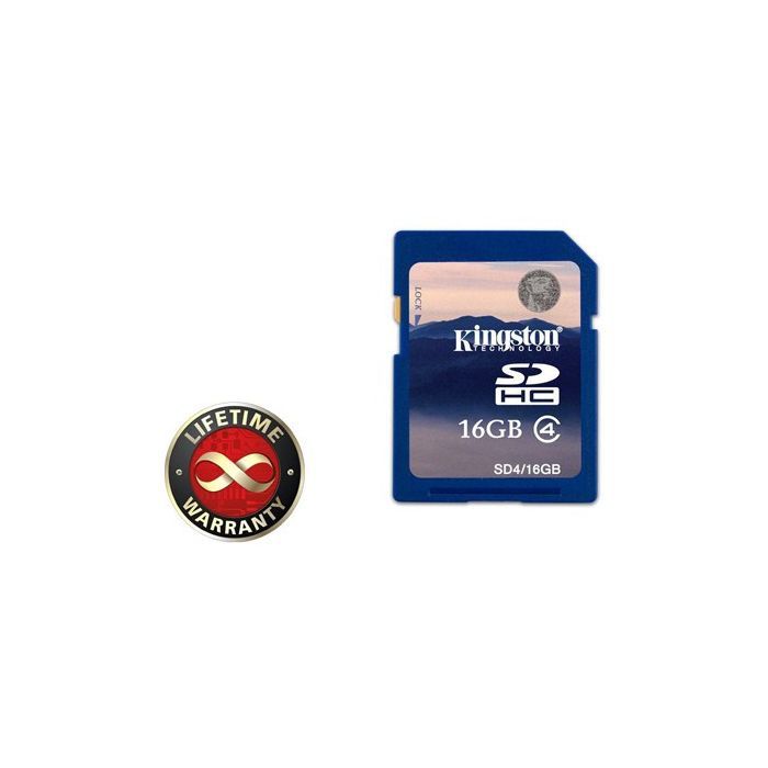 Карта памяти Kingston 16Gb SDHC class 4 (SD4/16GB)