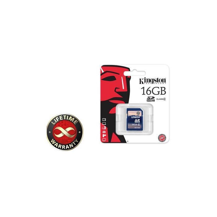 Карта памяти Kingston 16Gb SDHC class 4 (SD4/16GB) изображение 2