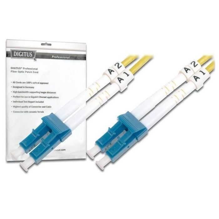 Оптический патчкорд Digitus LC/UPC-LC/UPC,9/125,OS2(Singlemode),Duplex,5m (DK-2933-05)