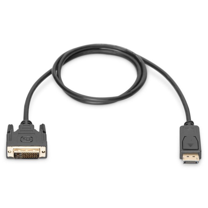 Кабель мультимедийный DisplayPort M to DVI M 2.0m 24+1pin Digitus (AK-340301-020-S)