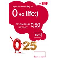 Стартовый пакет Life:) 25 (4820158950219_)