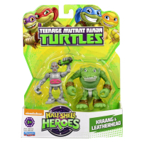 Игровой набор TMNT Ниндзя Крэнг и Лезерхед (7 см) (96108) изображение 2