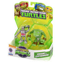 Игровой набор TMNT Ниндзя Крэнг и Лезерхед (7 см) (96108) изображение 3
