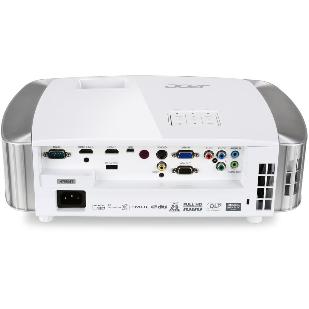 Проектор Acer H7550ST (MR.JKY11.00L) изображение 3