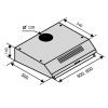 Витяжка кухонна Ventolux ROMA 60 WH LUX зображення 2
