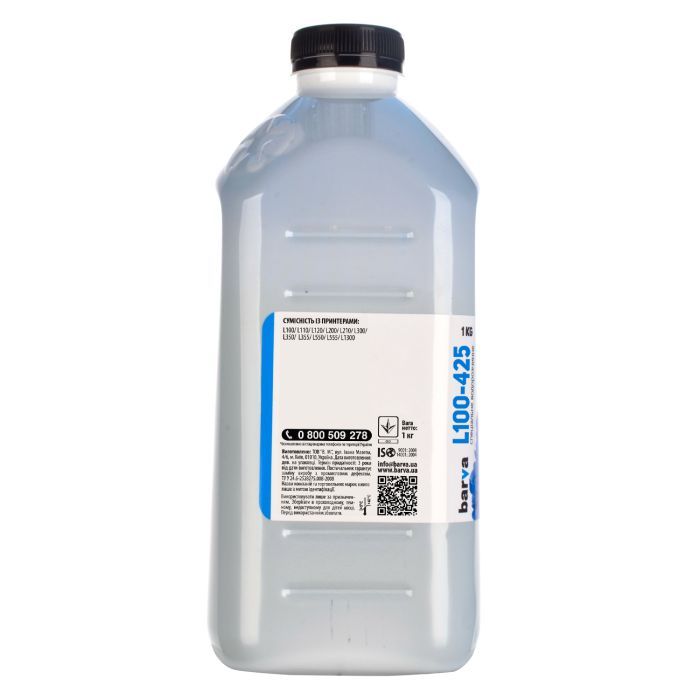 Чернила Barva Epson L100/L210/L300/L350/L355 Cyan 10x100мл ServicePack (E-L100C-1SP) изображение 2
