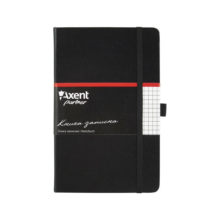 Книга записная Axent Partner, 125*195, 96sheets, square, black (8201-01-А)